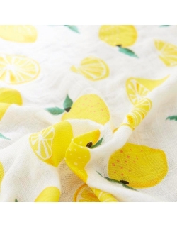 Муслиновая пеленка для новорожденных с бамбуком Diva большая, Lemon Cotton