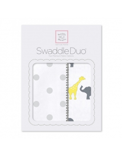 Набор пеленок SwaddleDesigns Swaddle Duo Circus Fun Sterling