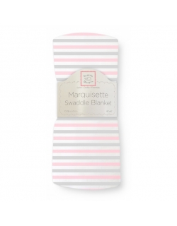 Пеленка детская тонкая Swaddle Designs Маркизет, Simple Stripes Pstl Pink