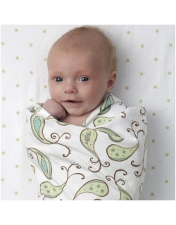 Пеленка фланелевая для новорожденных Swaddle Designs Ultimate Gray Fox Pstl Pink