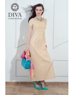 Платье для кормящих и беременных Diva Nursingwear Dalia, цвет Grano