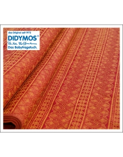 Слинг-шарф Didymos, Indio Rubin-Mandarine (рубин-мандарин)