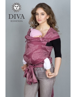 Май-слинг Diva Essenza, Berry Linen со льном