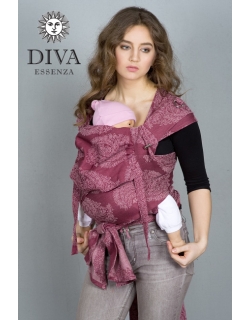 Май-слинг Diva Essenza, Berry Linen со льном