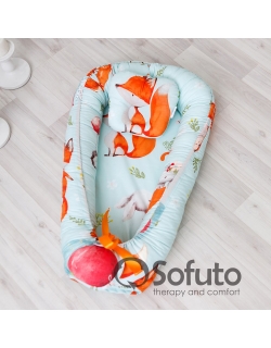 Позиционер для сна новорожденного Babynest, Cute Fox