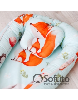 Позиционер для сна новорожденного Babynest, Cute Fox