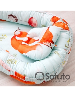 Позиционер для сна новорожденного Babynest, Cute Fox