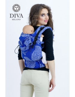 Эрго-рюкзак Diva Essenza Azzurro Linen One! со льном