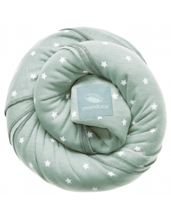 Слинг-шарф трикотажный Manduca, Limited Edition, Little Stars Mint