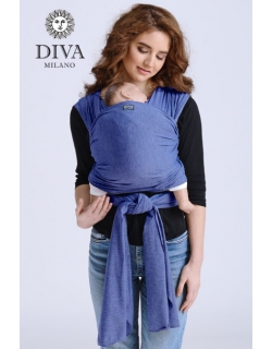 Трикотажный слинг для новорожденных Diva Stretchy, Blu