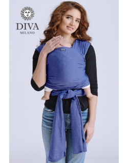 Трикотажный слинг для новорожденных Diva Stretchy, Blu