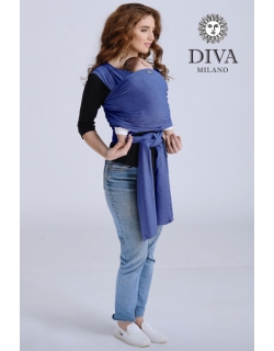 Трикотажный слинг для новорожденных Diva Stretchy, Blu