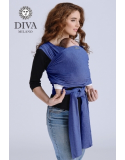 Трикотажный слинг для новорожденных Diva Stretchy, Blu