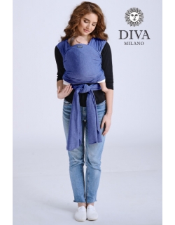 Трикотажный слинг для новорожденных Diva Stretchy, Blu