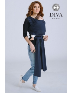 Трикотажный слинг для новорожденных Diva Stretchy, Navy