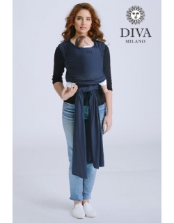 Трикотажный слинг для новорожденных Diva Stretchy, Navy