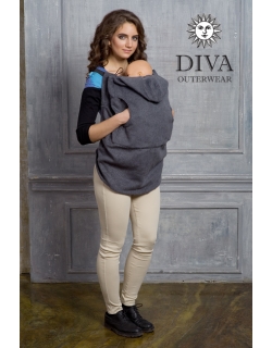 Слингонакидка из шерсти Diva Outerwear Antracite (графит)