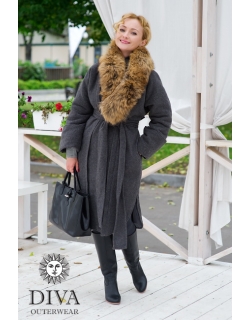 Слингопальто зимнее Diva Outerwear Antracite