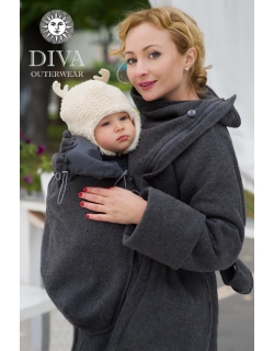 Слингопальто зимнее Diva Outerwear Antracite