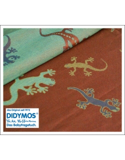 Слинг-шарф Didymos Gekkos Macchia (ящерицы)