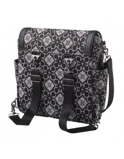 Сумка для мамы Petunia Boxy Backpack: Paris Noir