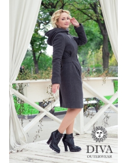 Слингопальто зимнее Diva Outerwear Antracite