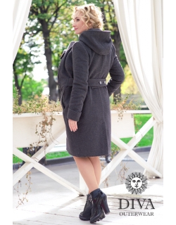 Слингопальто зимнее Diva Outerwear Antracite