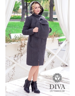 Слингопальто зимнее Diva Outerwear Antracite