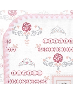 Фланелевая пеленка для новорожденного SwaddleDesigns PP Little Princess