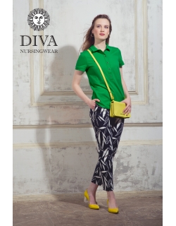 Топ для кормления Diva Nursingwear Polo, цвет Aloe