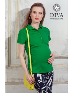 Топ для кормления Diva Nursingwear Polo, цвет Aloe