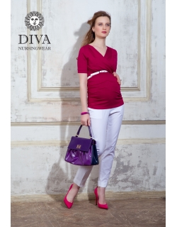 Топ для кормящих и беременных Diva Nursingwear Lucia, цвет Berry