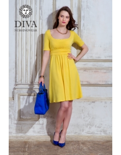 Платье для кормящих и беременных Diva Nursingwear Stella, Limone