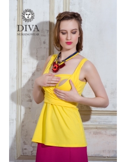 Топ для кормящих и беременных Diva Nursingwear Alba, цвет Limone