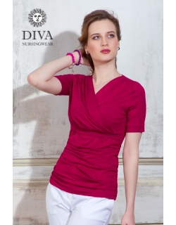 Топ для кормящих и беременных Diva Nursingwear Lucia, цвет Berry