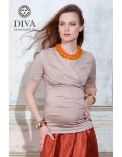 Топ для кормящих и беременных Diva Nursingwear Lucia, цвет Grano