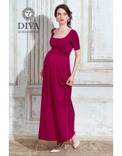 Платье для кормящих и беременных Diva Nursingwear Stella Maxi, Berry