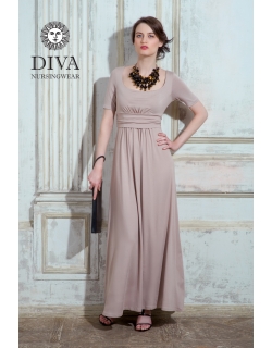 Платье для кормящих и беременных Diva Nursingwear Stella Maxi, Grano