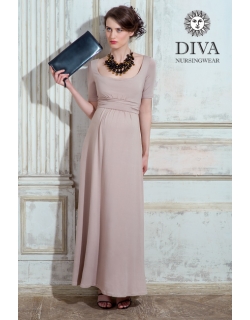 Платье для кормящих и беременных Diva Nursingwear Stella Maxi, Grano