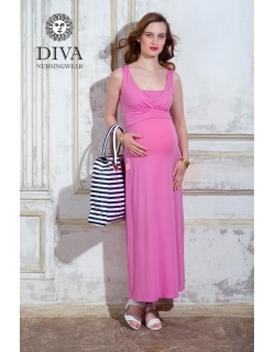 Сарафан для кормящих и беременных Diva Nursingwear Alba Maxi, Rose