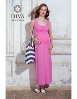 Сарафан для кормящих и беременных Diva Nursingwear Alba Maxi, Rose