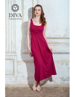 Сарафан для кормящих и беременных Diva Nursingwear Alba Maxi, Berry