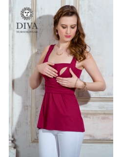 Сарафан для кормящих и беременных Diva Nursingwear Alba Maxi, Berry