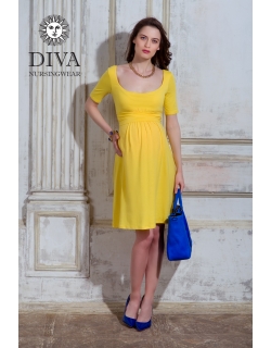 Платье для кормящих и беременных Diva Nursingwear Stella, Limone