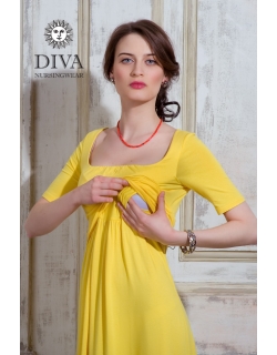 Платье для кормящих и беременных Diva Nursingwear Stella, Limone