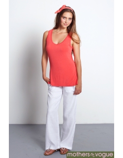 Топ для кормления Mothers en Vogue "Soft Nursing Tank" коралловый