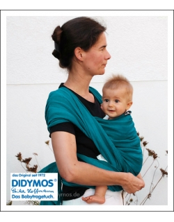 Слинг с кольцами Didymos, Waves Aqua (волны аква)