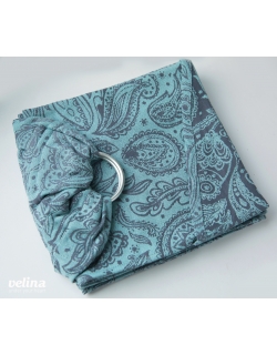 Слинг с кольцами Velina, Mint Paisley